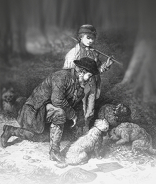 Early truffle hunters